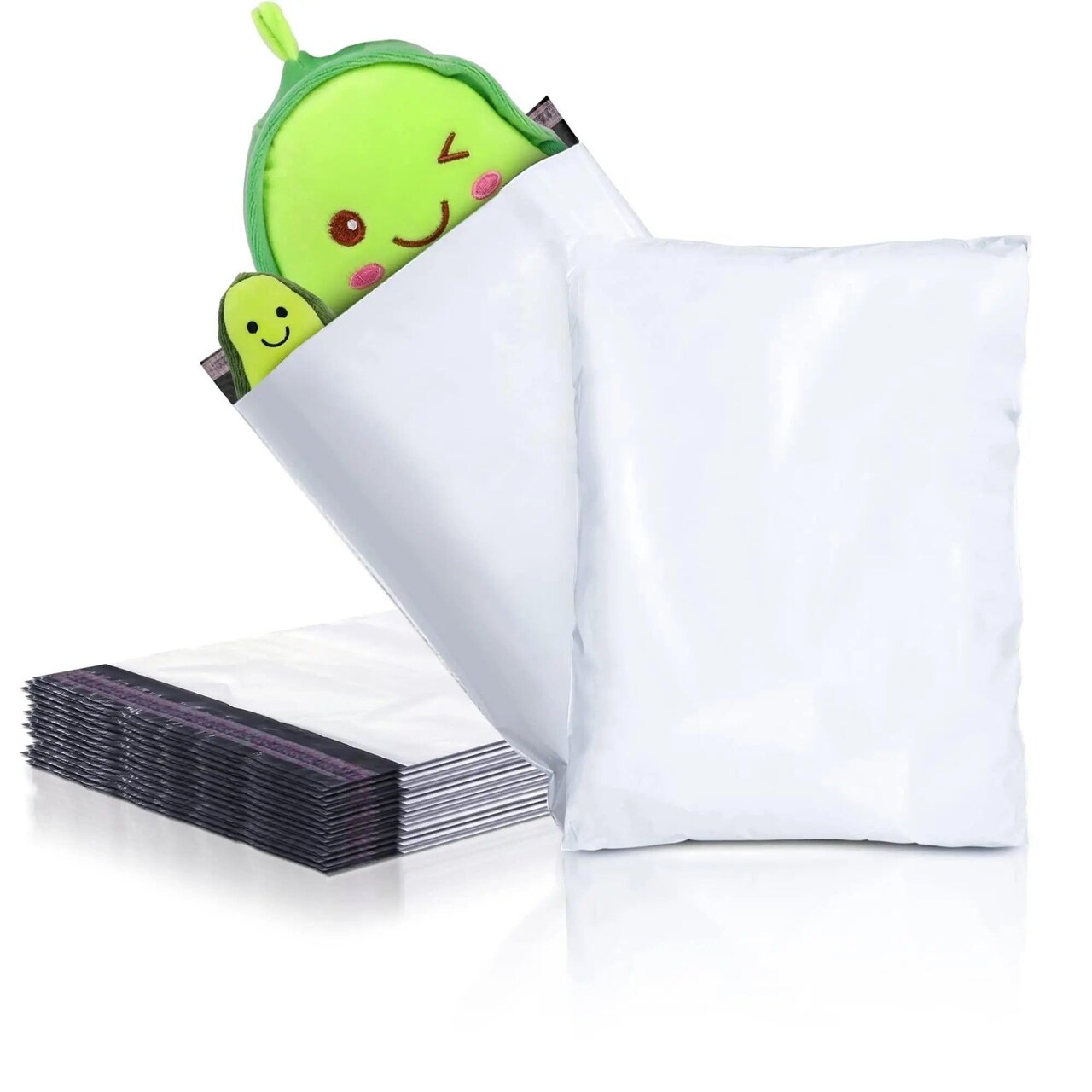 White Poly Mailers 19 x 24 Peel and Seal Poly Shipping Bags for Small Business Pack of 50 Waterproof Shipping Envelopes for Clothing 2 Mil TearProof Plastic Mailing Bags for Shipping